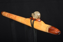 Port Orford Cedar Burl Native American Flute, Minor, Mid F#-4, #F19H